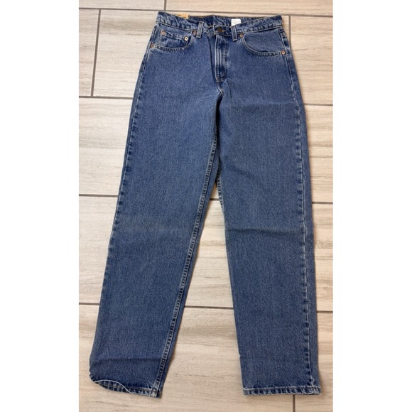 Vintage‎ Deadstock Levi's 550 Relaxed Fit Denim Blue Jeans 33x34 Made In USA - Picture 1 of 12